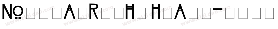 NouveauRiche Heavy字体转换